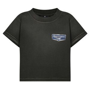 Represent Childrens/Kids Crew Neck Regular T-Shirt / Black